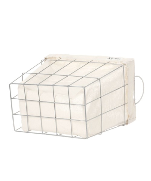 LAKOLE（ラコレ）の「ワイヤーバスケット(LL) / 263915（ランドリーグッズ・レディース・チャコール/アイボリー・FREE）」の5枚目の写真