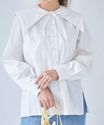each | ダブルビッグカラーブラウス(シャツ/ブラウス)