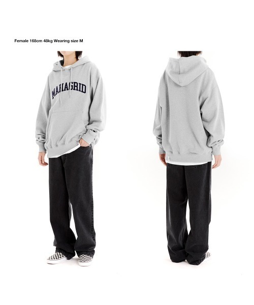 MAHAGRID(マハグリッド)の「【mahagrid】LOOSE FIT DENIM PANT / マハグリッド ルーズフィット デニムパンツ(デニムパンツ・メンズ・ライトブルー/ブラック・LARGE/MEDIUM)」の4枚目の写真