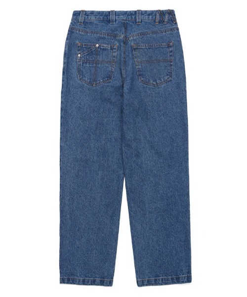 MAHAGRID(マハグリッド)の「【mahagrid】LOOSE FIT DENIM PANT / マハグリッド ルーズフィット デニムパンツ(デニムパンツ・メンズ・ライトブルー/ブラック・LARGE/MEDIUM)」の11枚目の写真