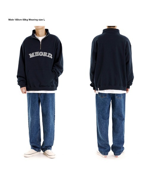 MAHAGRID(マハグリッド)の「【mahagrid】LOOSE FIT DENIM PANT / マハグリッド ルーズフィット デニムパンツ(デニムパンツ・メンズ・ライトブルー/ブラック・LARGE/MEDIUM)」の9枚目の写真