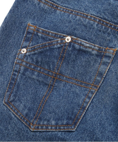 MAHAGRID(マハグリッド)の「【mahagrid】LOOSE FIT DENIM PANT / マハグリッド ルーズフィット デニムパンツ(デニムパンツ・メンズ・ライトブルー/ブラック・LARGE/MEDIUM)」の14枚目の写真