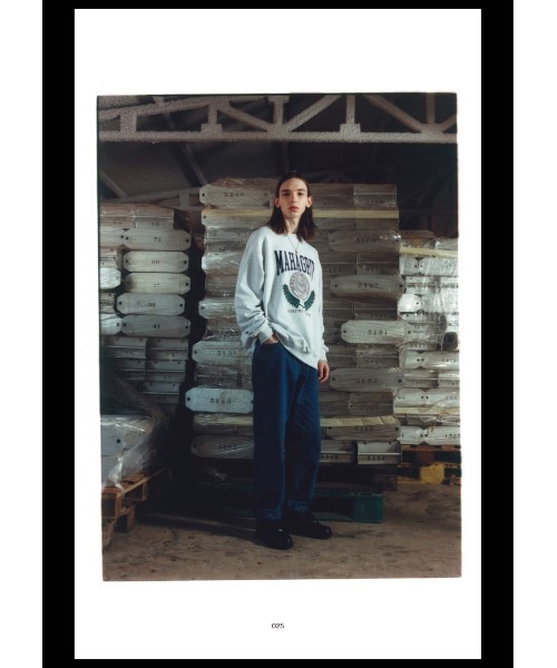 MAHAGRID(マハグリッド)の「【mahagrid】LOOSE FIT DENIM PANT / マハグリッド ルーズフィット デニムパンツ(デニムパンツ・メンズ・ライトブルー/ブラック・LARGE/MEDIUM)」の16枚目の写真