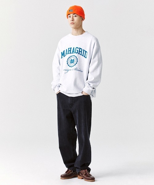 MAHAGRID(マハグリッド)の「【mahagrid】LOOSE FIT DENIM PANT / マハグリッド ルーズフィット デニムパンツ(デニムパンツ・メンズ・ライトブルー/ブラック・LARGE/MEDIUM)」の17枚目の写真