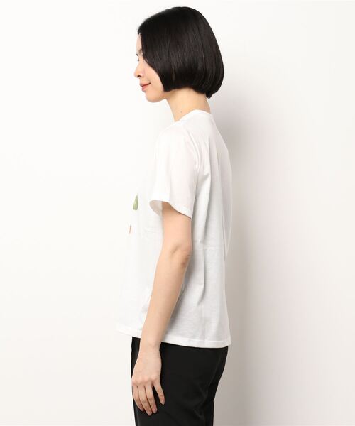NOMBRE IMPAIR(ノンブルアンペール)の「アートプリント 半袖TEE(Tシャツ/カットソー・レディース・ホワイト・FREE)」の10枚目の写真