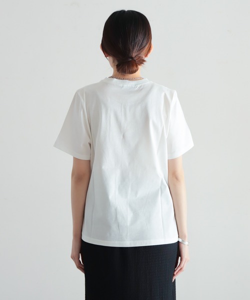 NOMBRE IMPAIR(ノンブルアンペール)の「アートプリント 半袖TEE(Tシャツ/カットソー・レディース・ホワイト・FREE)」の9枚目の写真