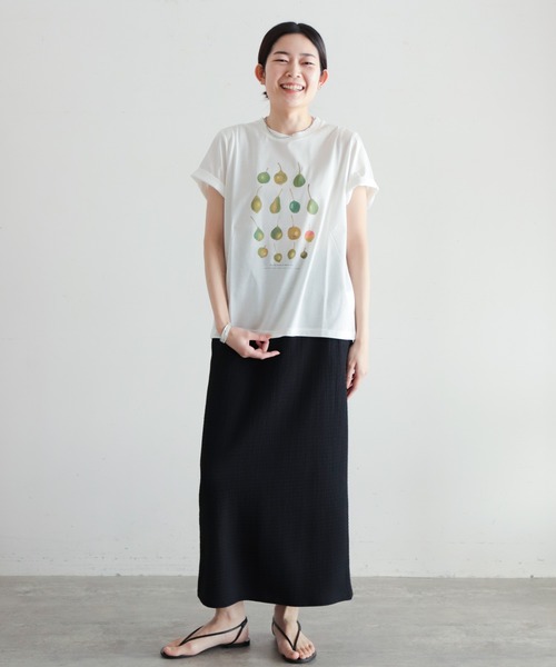 NOMBRE IMPAIR(ノンブルアンペール)の「アートプリント 半袖TEE(Tシャツ/カットソー・レディース・ホワイト・FREE)」の6枚目の写真