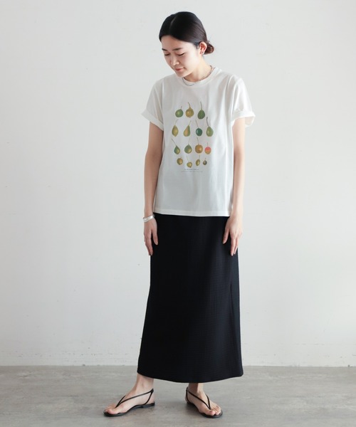 NOMBRE IMPAIR(ノンブルアンペール)の「アートプリント 半袖TEE(Tシャツ/カットソー・レディース・ホワイト・FREE)」の4枚目の写真