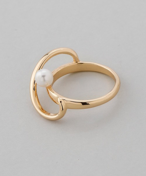 ANEMONE（アネモネ）の「ウェーブパールリング（リング・レディース・ゴールド/シルバー・FREE）」の3枚目の写真