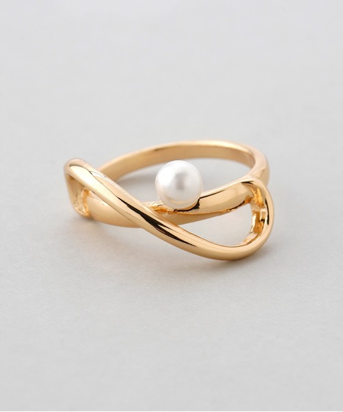 ANEMONE（アネモネ）の「ウェーブパールリング（リング・レディース・ゴールド/シルバー・FREE）」の6枚目の写真