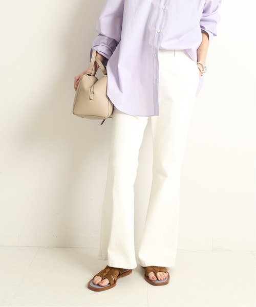 IENA【新品】ReactiveDyeデニムセミフレアパンツ◆ IENA【新品】ReactiveDyeデニムセミフレアパンツ◇