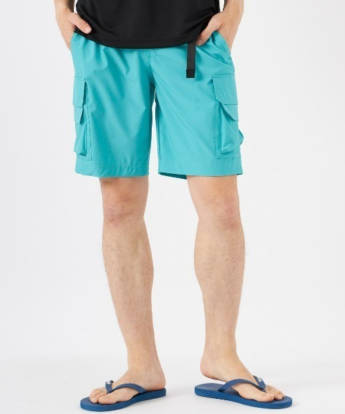 Ocean Pacific（オーシャンパシフィック）の「OP/オーピー 水陸両用 カーゴショーツ/ウェビングベルト ビッグポケット/ハーフパンツ 無地ショーツ 512761（カーゴパンツ・メンズ・グレー/カーキ/グリーン・L/M/XL）」の3枚目の写真