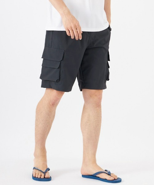 Ocean Pacific（オーシャンパシフィック）の「OP/オーピー 水陸両用 カーゴショーツ/ウェビングベルト ビッグポケット/ハーフパンツ 無地ショーツ 512761（カーゴパンツ・メンズ・グレー/カーキ/グリーン・L/M/XL）」の5枚目の写真