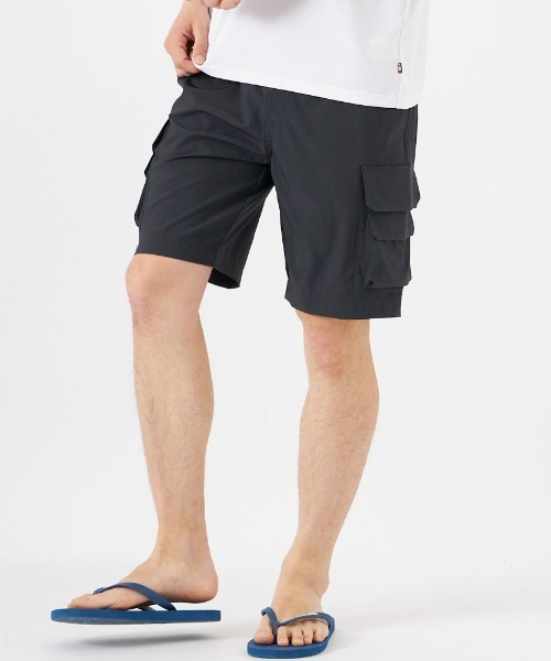 Ocean Pacific（オーシャンパシフィック）の「OP/オーピー 水陸両用 カーゴショーツ/ウェビングベルト ビッグポケット/ハーフパンツ 無地ショーツ 512761（カーゴパンツ・メンズ・グレー/カーキ/グリーン・L/M/XL）」の6枚目の写真