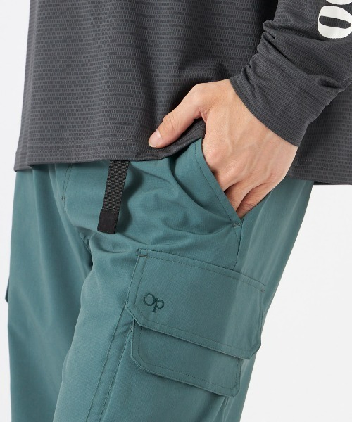 Ocean Pacific（オーシャンパシフィック）の「OP/オーピー 水陸両用 カーゴショーツ/ウェビングベルト ビッグポケット/ハーフパンツ 無地ショーツ 512761（カーゴパンツ・メンズ・グレー/カーキ/グリーン・L/M/XL）」の18枚目の写真