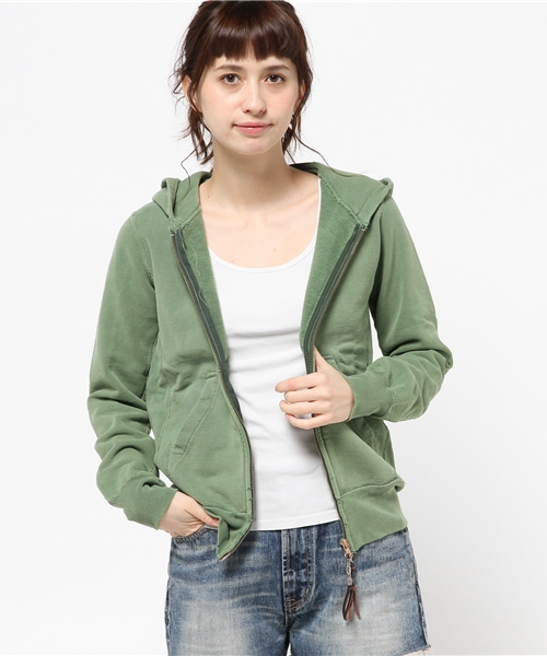 REMI RELIEF（レミレリーフ）の「REMI RELIEF×Ray BEAMS / 別注 スウェットパーカー（パーカー・レディース・オフホワイト/グレー/グリーン/ネイビー・ONE SIZE）」の18枚目の写真