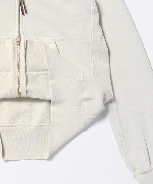 REMI RELIEF（レミレリーフ）の「REMI RELIEF×Ray BEAMS / 別注 スウェットパーカー（パーカー・レディース・オフホワイト/グレー/グリーン/ネイビー・ONE SIZE）」の6枚目の写真