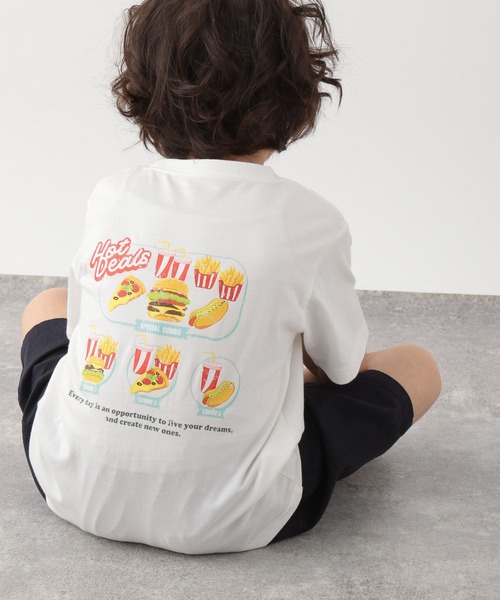 GLOBAL WORK（グローバルワーク）の「キッズ/DRY/BOYSグラフィックTシャツ半袖/267197（Tシャツ/カットソー・キッズ・ホワイト/チャコールグレー/カーキ/ダークグレー・130cm/150cm/120cm/140cm/160cm/110cm/100cm）」の11枚目の写真