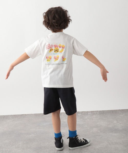 GLOBAL WORK（グローバルワーク）の「キッズ/DRY/BOYSグラフィックTシャツ半袖/267197（Tシャツ/カットソー・キッズ・ホワイト/チャコールグレー/カーキ/ダークグレー・130cm/150cm/120cm/140cm/160cm/110cm/100cm）」の8枚目の写真