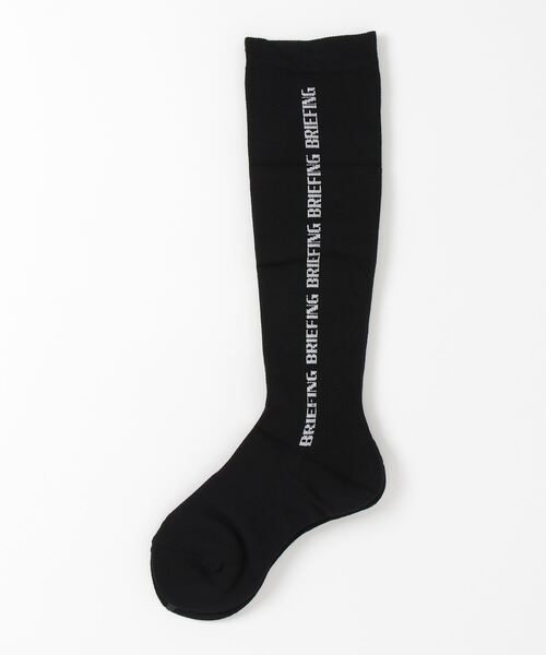 BRIEFING(ブリーフィング)の「WOMEN’S CORDURAⓇ LOGO LINE HIGH SOCKS(ソックス/靴下・レディース・グレー/ホワイト/ブラック/ネイビー・FREE)」の2枚目の写真