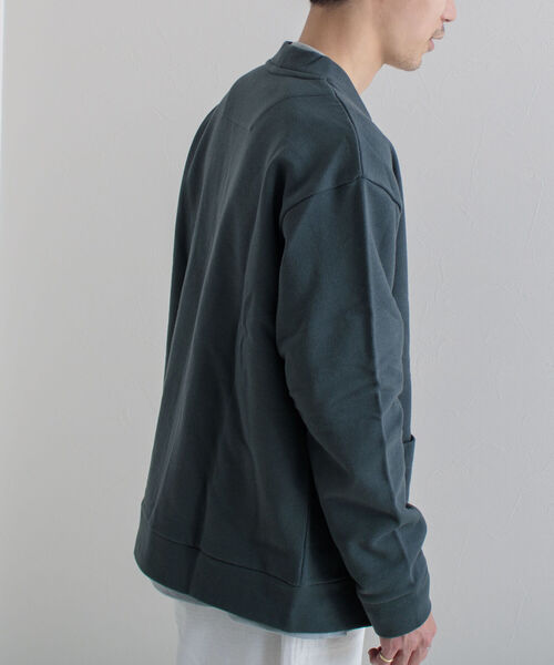 GLOSTER（グロスター）の「【GLOSTER/グロスター】ワークジップ裏毛カーディガン（カーディガン/ボレロ・メンズ・ダークグリーン/グレー/オレンジ・MEDIUM/LARGE）」の21枚目の写真