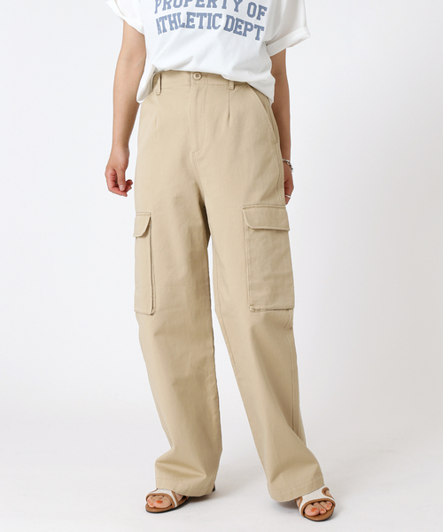 B.C STOCK（ベーセーストック）の「カーゴパンツ◆（その他パンツ・レディース・ベージュ/カーキ・SMALL/MEDIUM）」の6枚目の写真