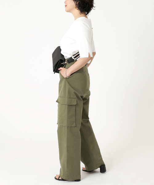 B.C STOCK（ベーセーストック）の「カーゴパンツ◆（その他パンツ・レディース・ベージュ/カーキ・SMALL/MEDIUM）」の9枚目の写真