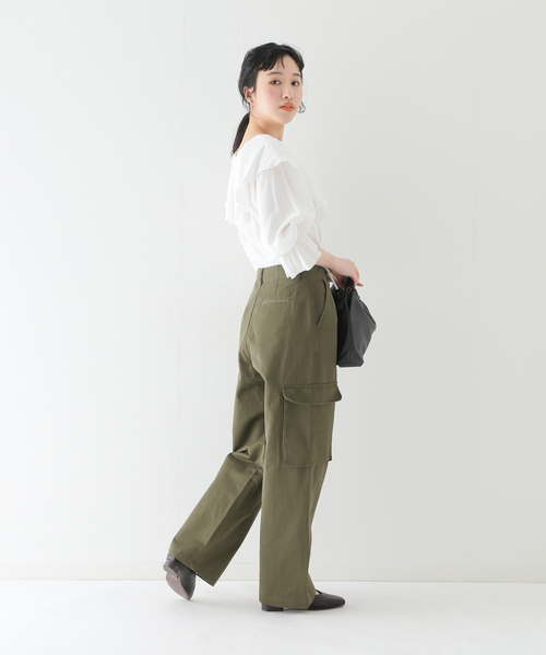 B.C STOCK（ベーセーストック）の「カーゴパンツ◆（その他パンツ・レディース・ベージュ/カーキ・SMALL/MEDIUM）」の16枚目の写真