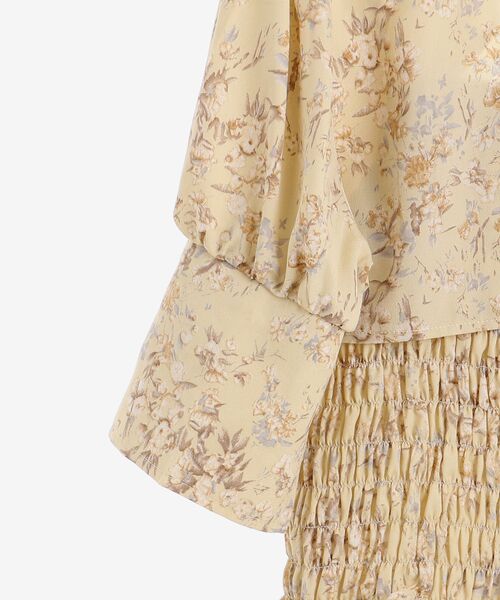 MAJESTIC LEGON(マジェスティックレゴン)の「ショートトップスセットブラウス(シャツ/ブラウス・レディース・イエロー系その他/ホワイト系その他2/ブラック系その他・MEDIUM)」の13枚目の写真