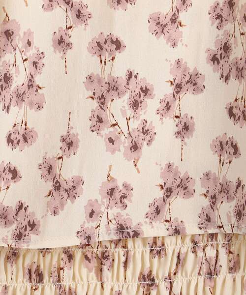 MAJESTIC LEGON(マジェスティックレゴン)の「ショートトップスセットブラウス(シャツ/ブラウス・レディース・イエロー系その他/ホワイト系その他2/ブラック系その他・MEDIUM)」の7枚目の写真