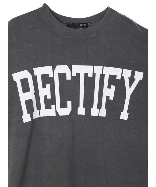 Sugar spoon(シュガースプーン)の「・SUGAR SPOON ビッグカレッジロゴTシャツ(Tシャツ/カットソー・レディース・チャコールグレー/カーキ/ピンク/イエロー・FREE)」の22枚目の写真