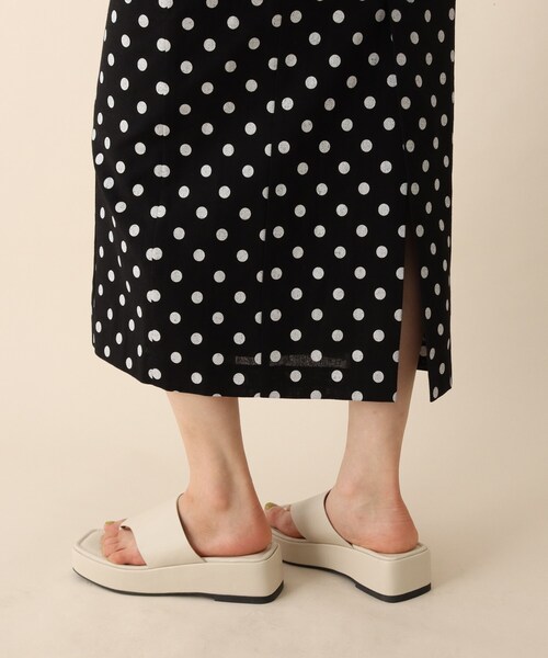 OPAQUE.CLIP（オペークドットクリップ）の「◆ドットナロータイトスカート（スカート・レディース・ホワイト系3/ブラック系・36/38）」の14枚目の写真