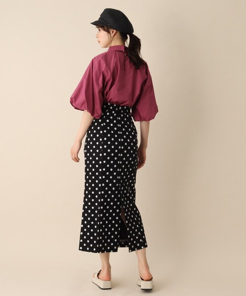 OPAQUE.CLIP（オペークドットクリップ）の「◆ドットナロータイトスカート（スカート・レディース・ホワイト系3/ブラック系・36/38）」の15枚目の写真