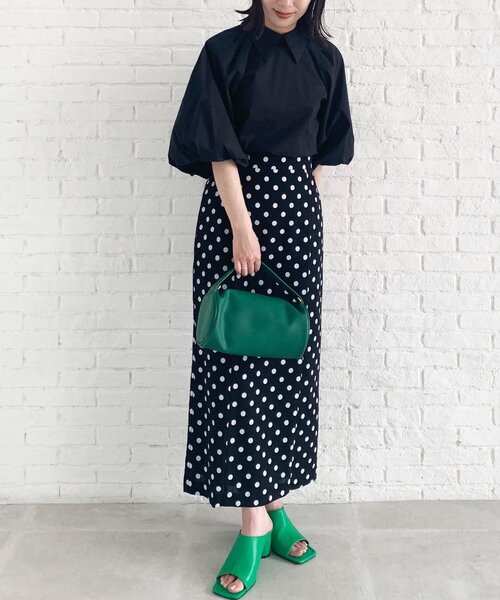 OPAQUE.CLIP（オペークドットクリップ）の「◆ドットナロータイトスカート（スカート・レディース・ホワイト系3/ブラック系・36/38）」の19枚目の写真