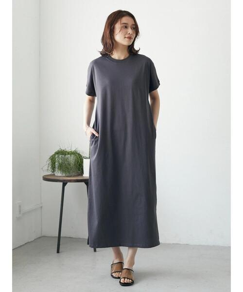 6/29限定❗️タグ付新品‼️ R13 ネイビー＆ダークグリーンチェックワンピース Green Parks（グリーンパークス）の「汗染み防止 プチハイネック