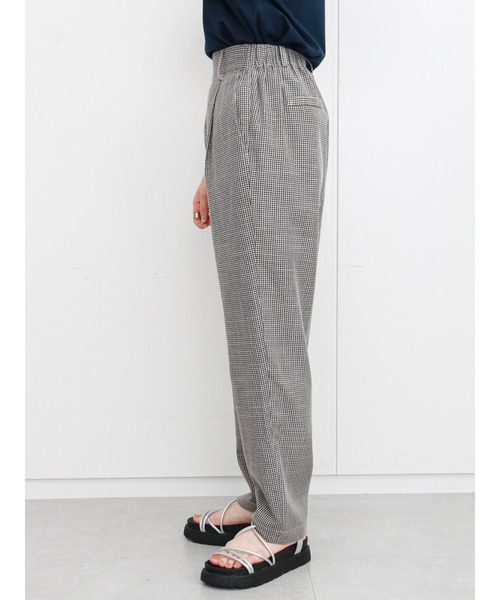 ehka sopo（エヘカソポ）の「ギンガムチェックパンツ(セットアップ可)（その他パンツ・レディース・ブラック/キナリ/グリーン/ネイビー・ﾌﾘ-）」の12枚目の写真