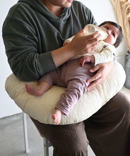 PUPPAPUPO（プッパプーポ）の「洗える 授乳クッション 【イブル モロッカン】（授乳ケープ/授乳クッション・キッズ・アイボリー/ベージュ/ホワイト系その他・FREE）」の15枚目の写真