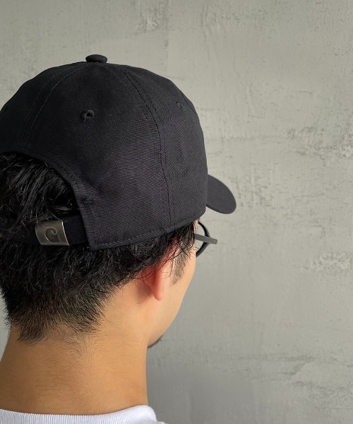 Carhartt WIP（カーハートダブリューアイピー）の「[carhartt WIP/カーハートダブリューアイピー] キャンバスロゴキャップ（キャップ・レディース・ブラック/ベージュ/パープル・ONE SIZE）」の15枚目の写真