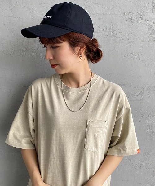 Carhartt WIP（カーハートダブリューアイピー）の「[carhartt WIP/カーハートダブリューアイピー] キャンバスロゴキャップ（キャップ・レディース・ブラック/ベージュ/パープル・ONE SIZE）」の5枚目の写真
