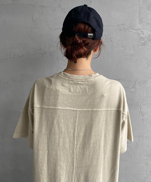 Carhartt WIP（カーハートダブリューアイピー）の「[carhartt WIP/カーハートダブリューアイピー] キャンバスロゴキャップ（キャップ・レディース・ブラック/ベージュ/パープル・ONE SIZE）」の7枚目の写真