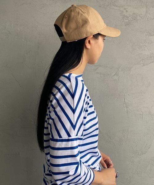 Carhartt WIP（カーハートダブリューアイピー）の「[carhartt WIP/カーハートダブリューアイピー] キャンバスロゴキャップ（キャップ・レディース・ブラック/ベージュ/パープル・ONE SIZE）」の18枚目の写真