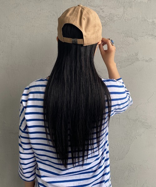 Carhartt WIP（カーハートダブリューアイピー）の「[carhartt WIP/カーハートダブリューアイピー] キャンバスロゴキャップ（キャップ・レディース・ブラック/ベージュ/パープル・ONE SIZE）」の19枚目の写真