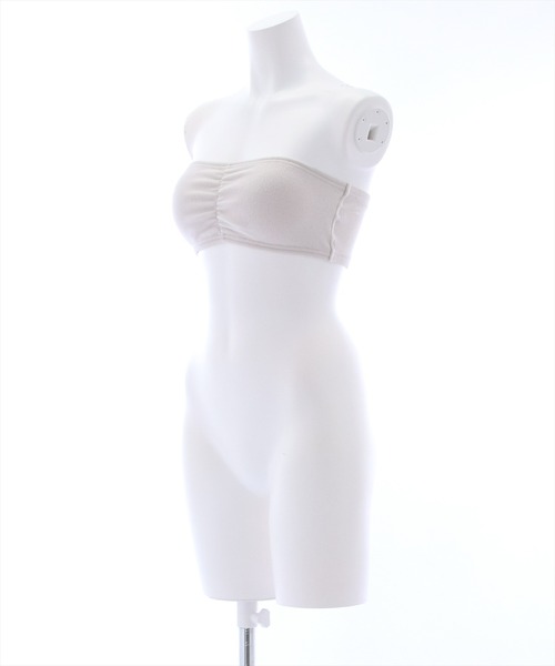 clear（クリア）の「×ブラトップ（チューブトップ・レディース・ホワイト/ブラック/ホワイト×ブラック/ライトベージュ・F）」の5枚目の写真