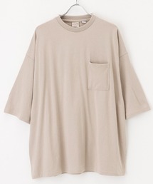 スーパービッグシルエット ポケット付き半袖Tシャツ