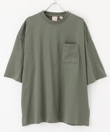 スーパービッグシルエット ポケット付き半袖Tシャツ
