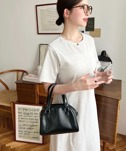 まぁ美品miu miu コットン混前タックボリュームワンピース 42ブラック半袖 セール】綿100％無地＆ボーダー オープンバック半袖ワンピース