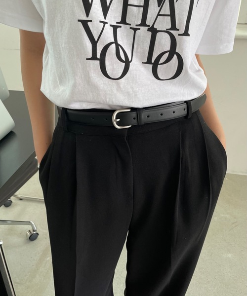 Didot.showroom（ディドット ショールーム）の「LOVE WHAT TEE（Tシャツ/カットソー・レディース・ホワイト/ブラック/オートミール・FREE）」の9枚目の写真