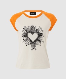WE11DONE | ORANGE HEART GRAPHIC(Tシャツ/カットソー)