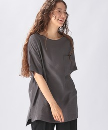 niko and... | シアー布帛BIGポケットプルオーバー(Tシャツ/カットソー)