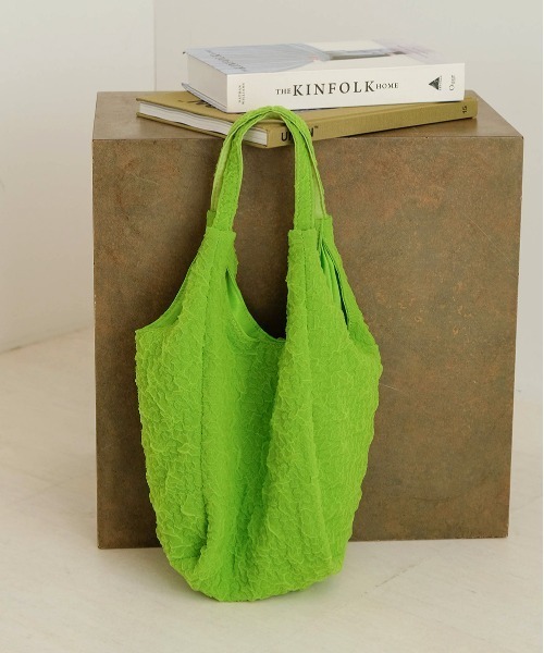 Bab(バブ)の「しゅわしゅわカラートートバッグ(トートバッグ・レディース・ブラック/オフホワイト/グリーン/ピンク/パープル・ONESIZE)」の13枚目の写真